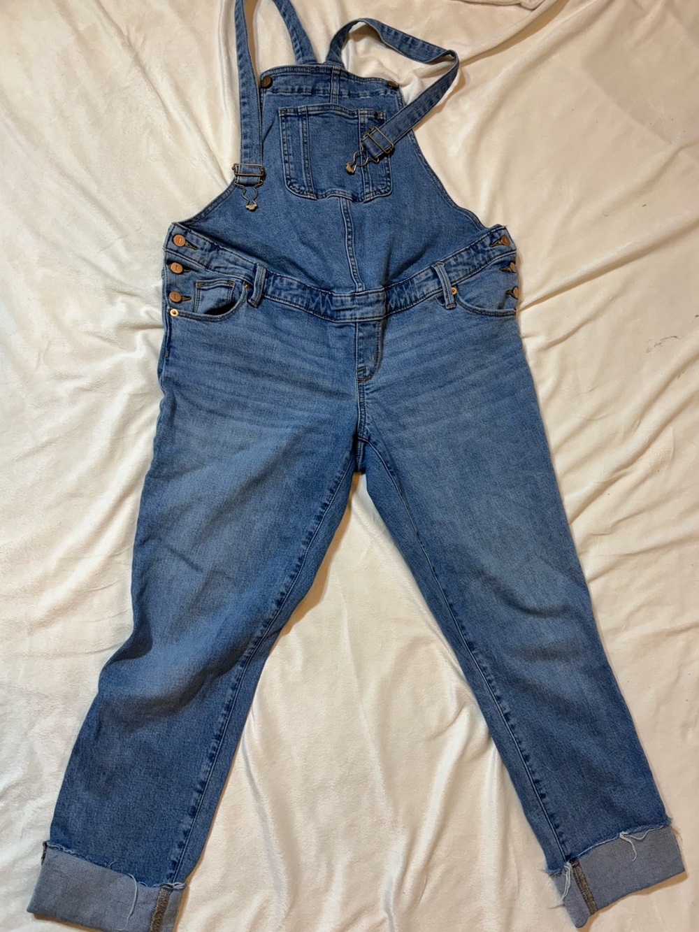 Isabel Maternity by Ingrid & Isabel Blue Denim Maternity Overalls